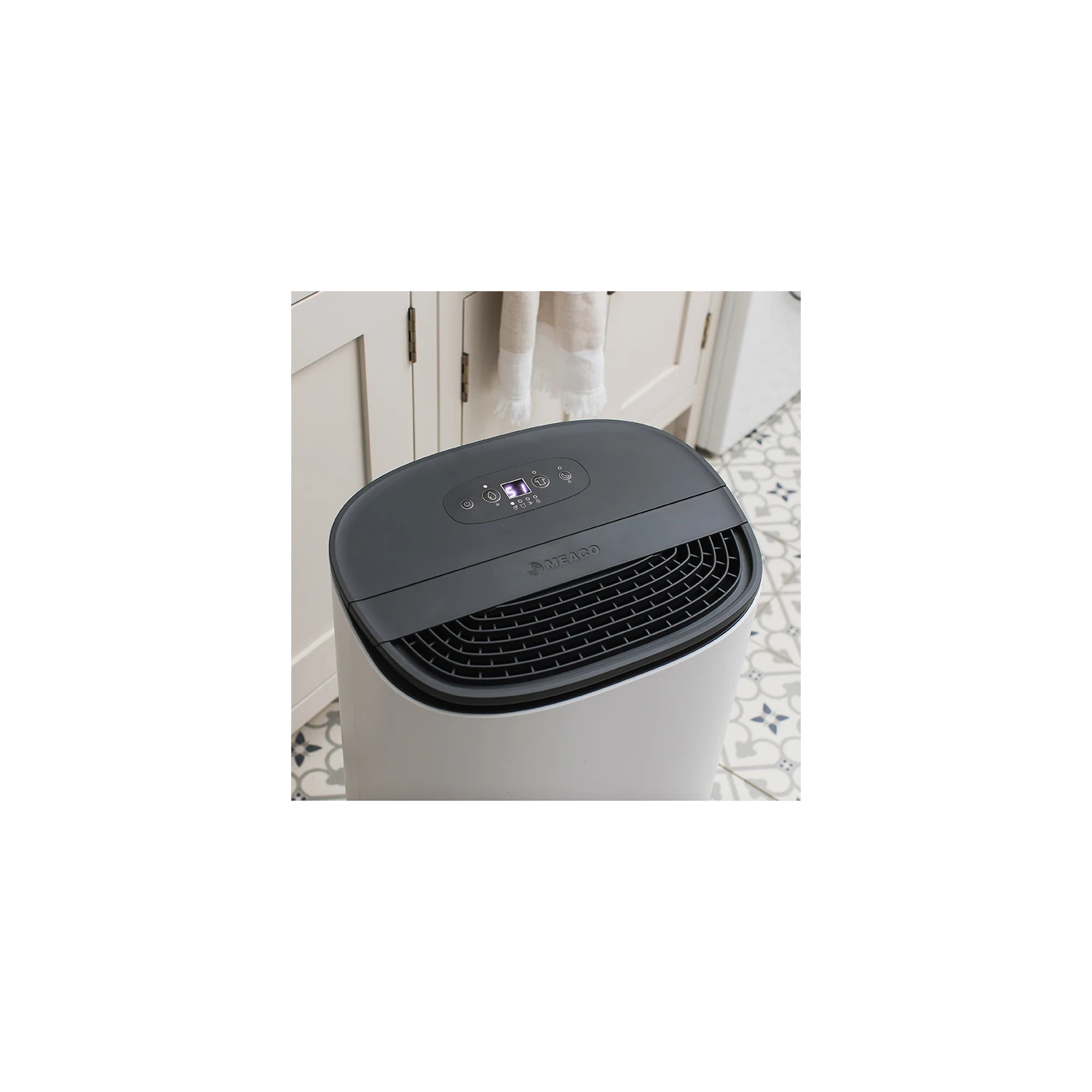 Meaco ARETEONE20L MeacoDry Arete One 20L Dehumidifier & Air Purifier - White and charcoal black full image