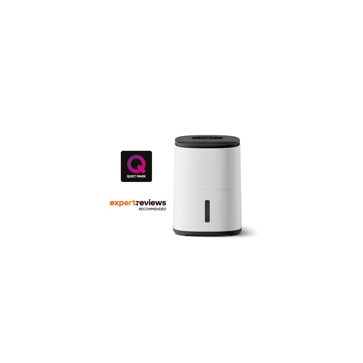 Meaco ARETEONE6L, 6L Compact Dehumidifier / Air Purifier - White and charcoal black full image