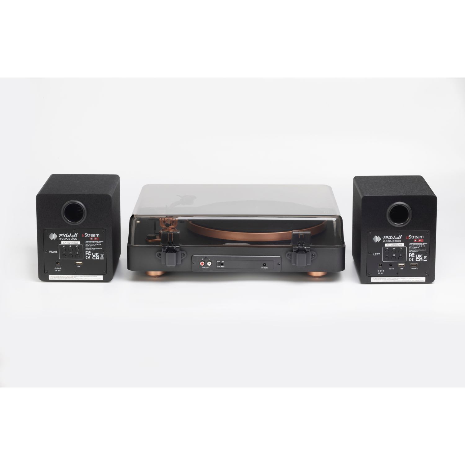 Mitchell Acoustics uStream Groove Turntable with Speakers full image