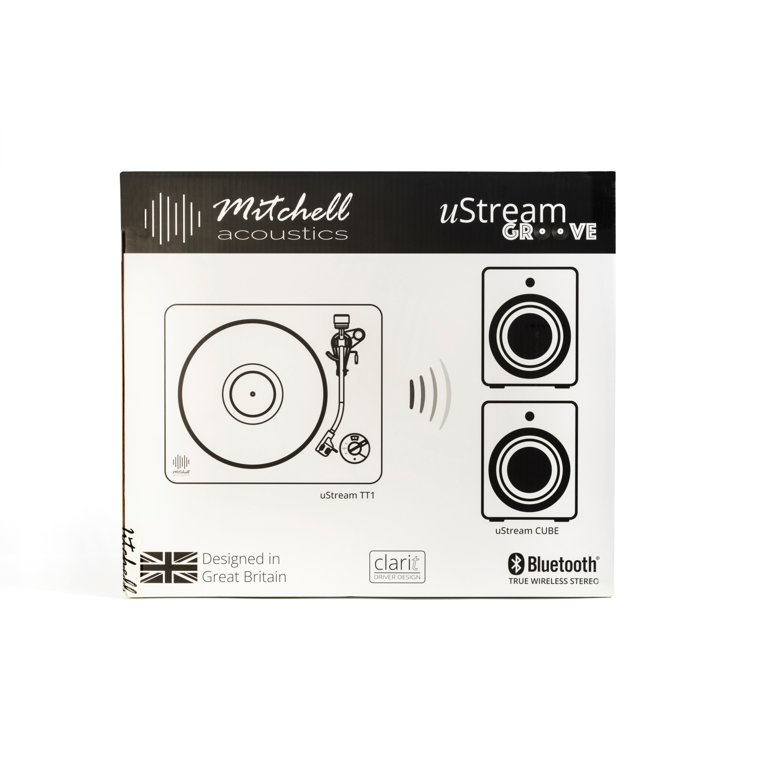 Mitchell Acoustics uStream Groove Turntable with Speakers full image
