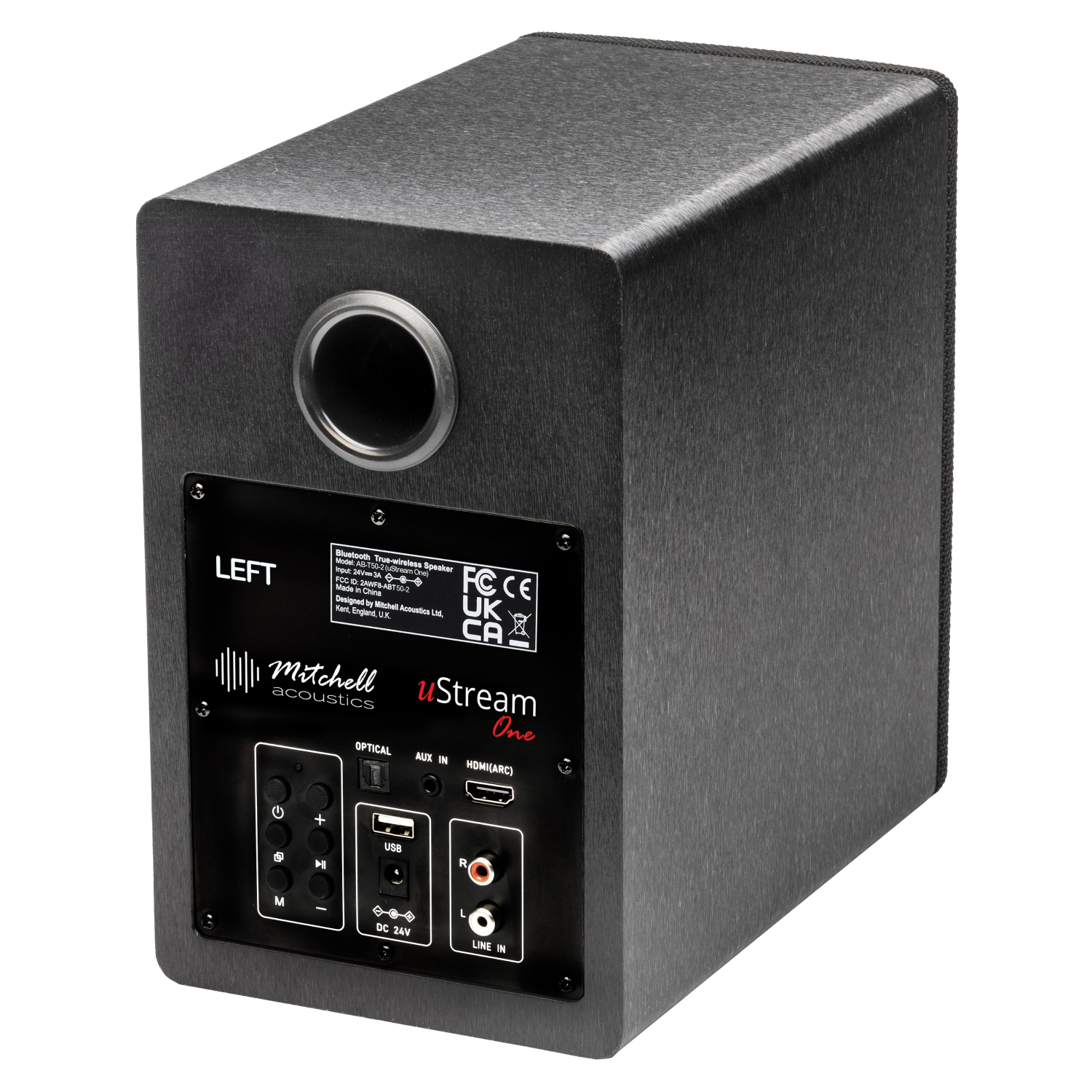 Mitchell Acoustics UStream One Active stereo wireless Speakers - Black full image