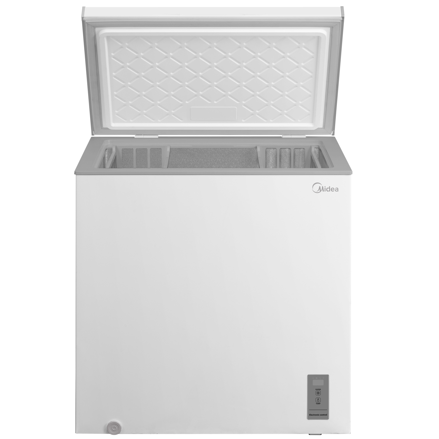 Midea MDRC284FZE01 198 Ltr Static Chest Freezer - White  full image