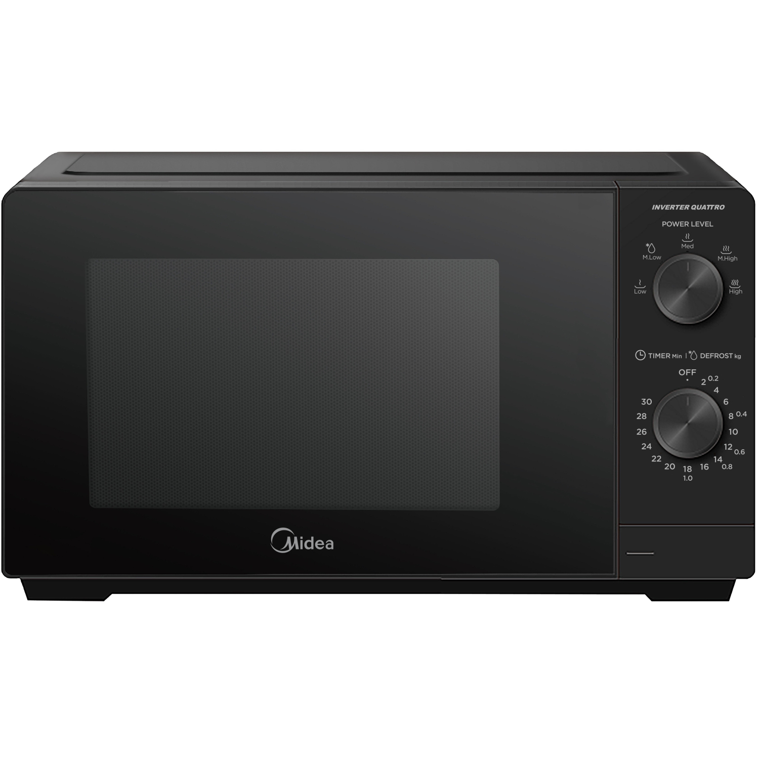 Midea MMOP01MZ-BK 20L Solo Microwave - Black full image