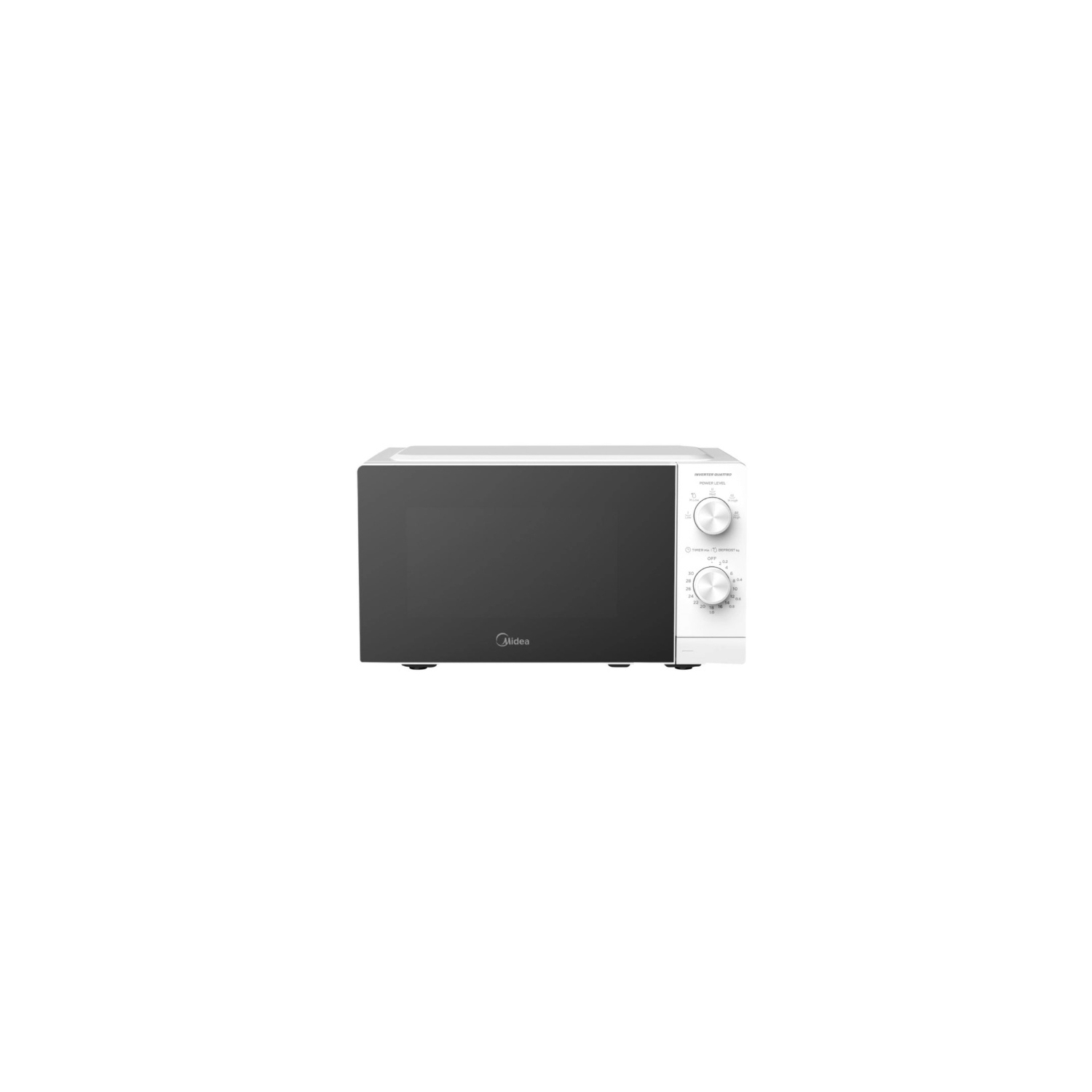 Midea MMOP01MZ-WH 20L Solo Manual Microwave - White full image