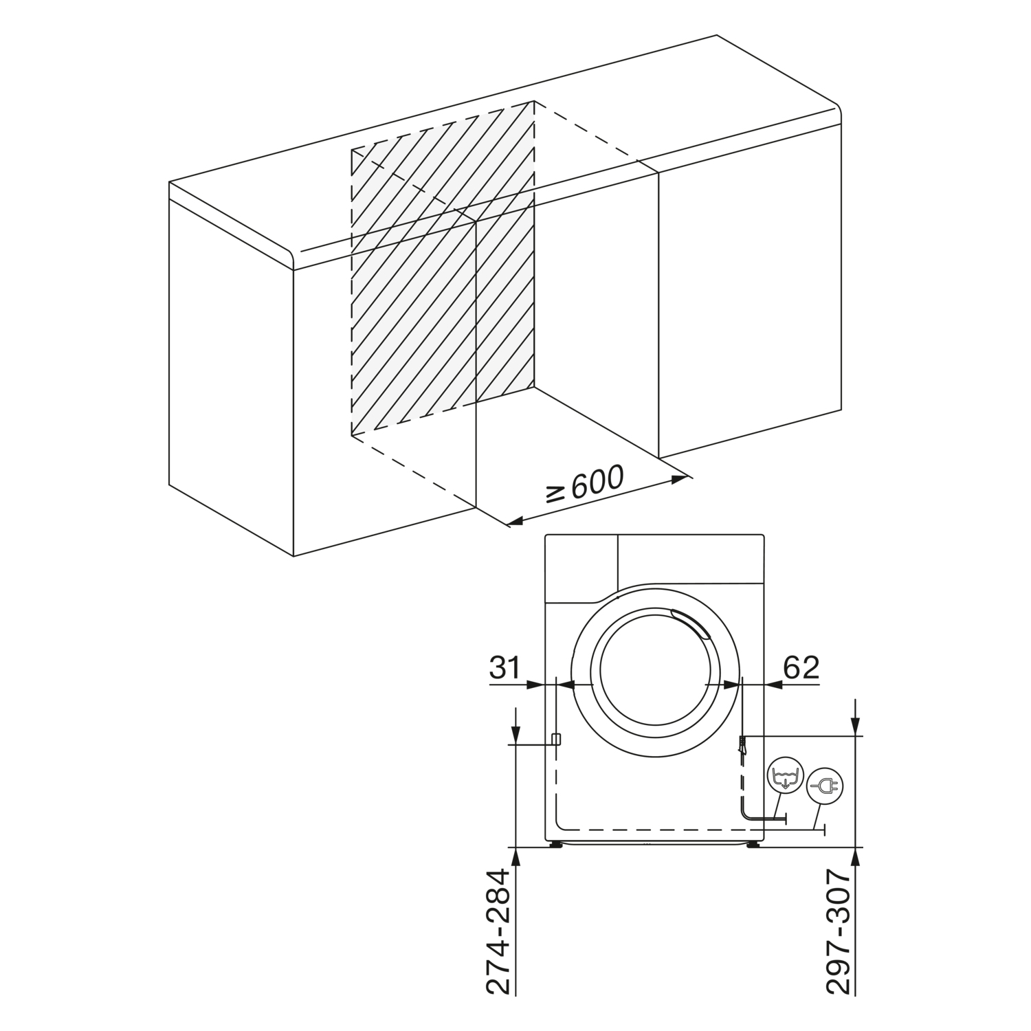 Miele TEA525 8kg Heat Pump Tumble Dryer - White full image