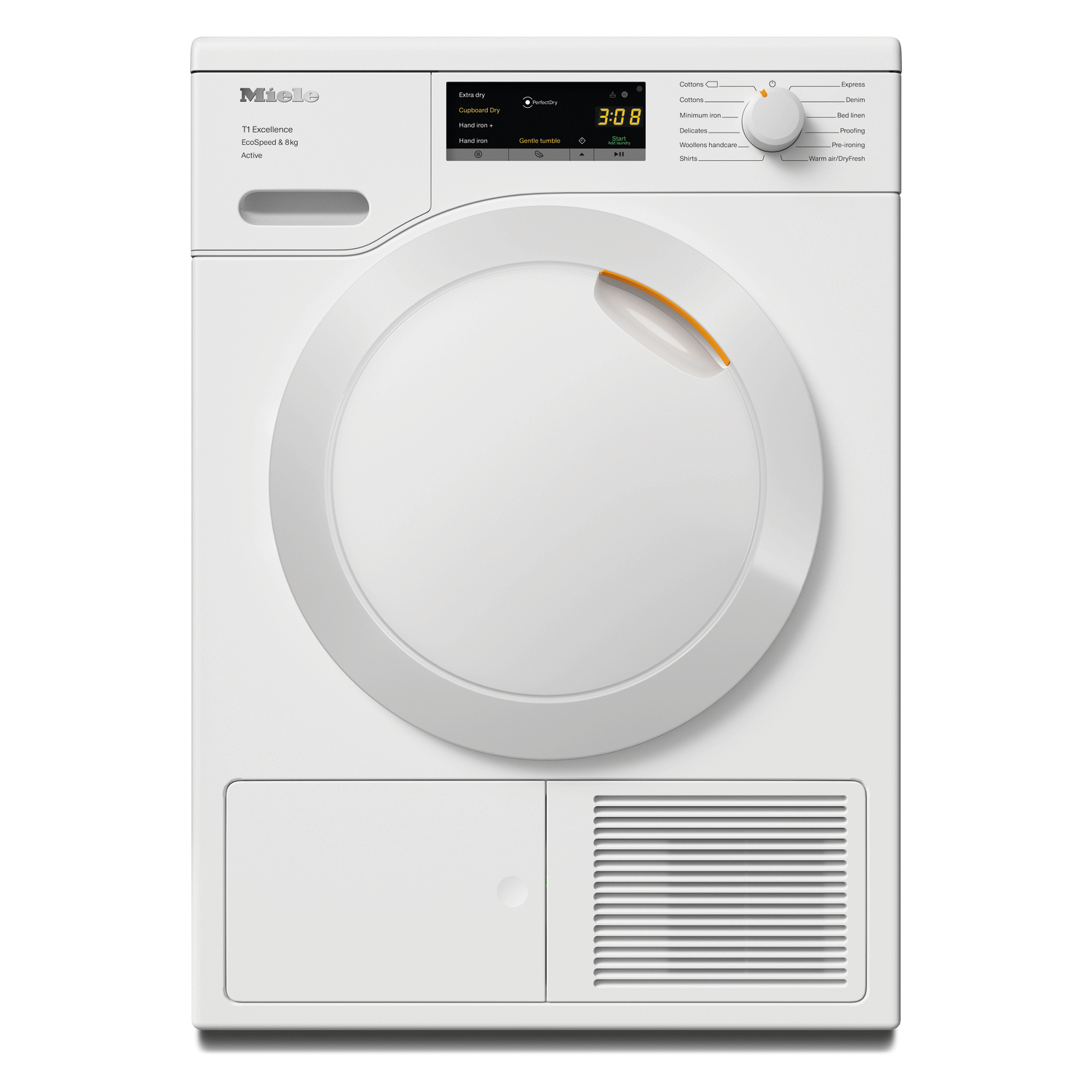 Miele TEA525 8kg Heat Pump Tumble Dryer - White full image