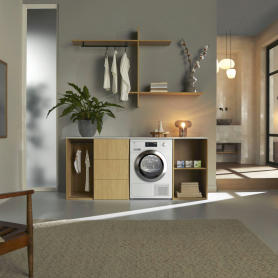 Miele TEH785 WP 9kg Heat Pump Tumble Dryer - White - 4