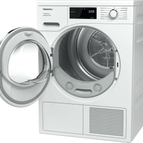 Miele TEH785 WP 9kg Heat Pump Tumble Dryer - White - 3