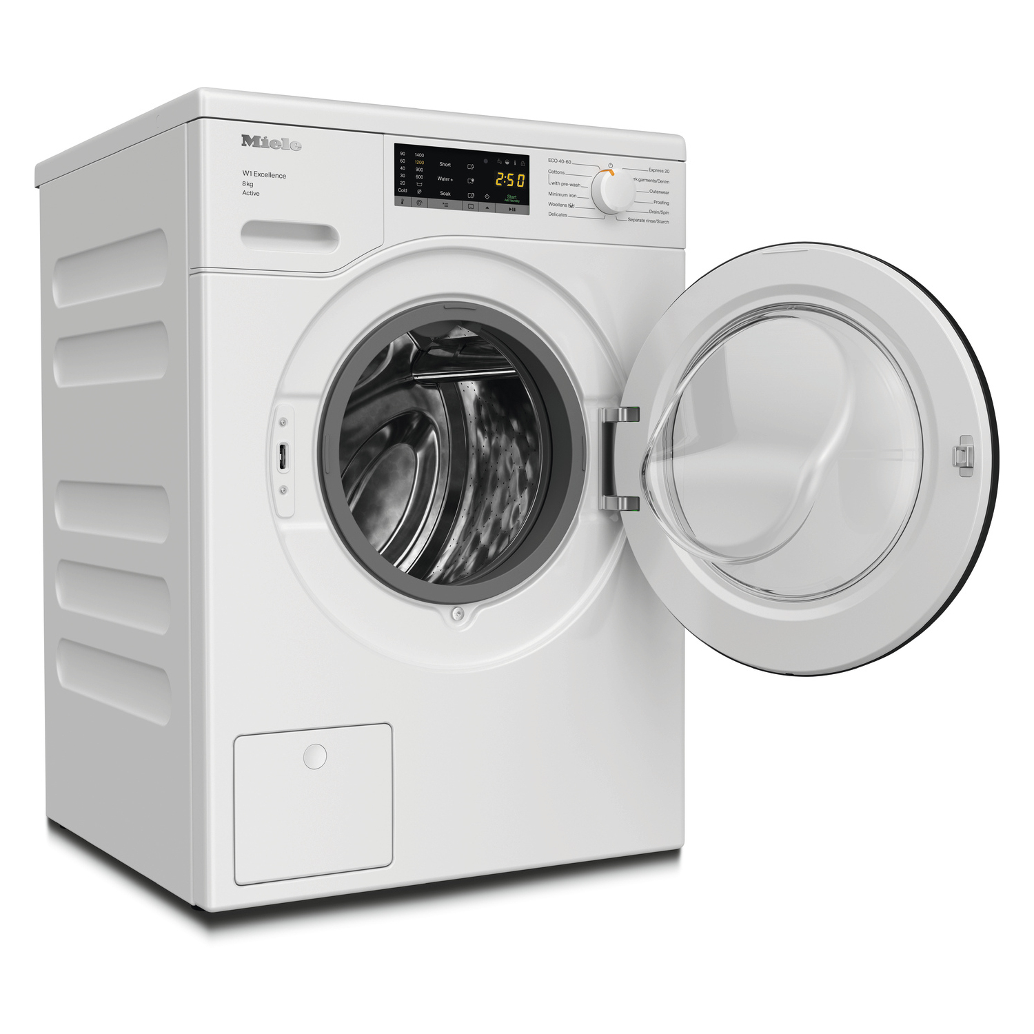 Miele WEA125 WCS 8kg 1400 Spin Washing Machine - White full image