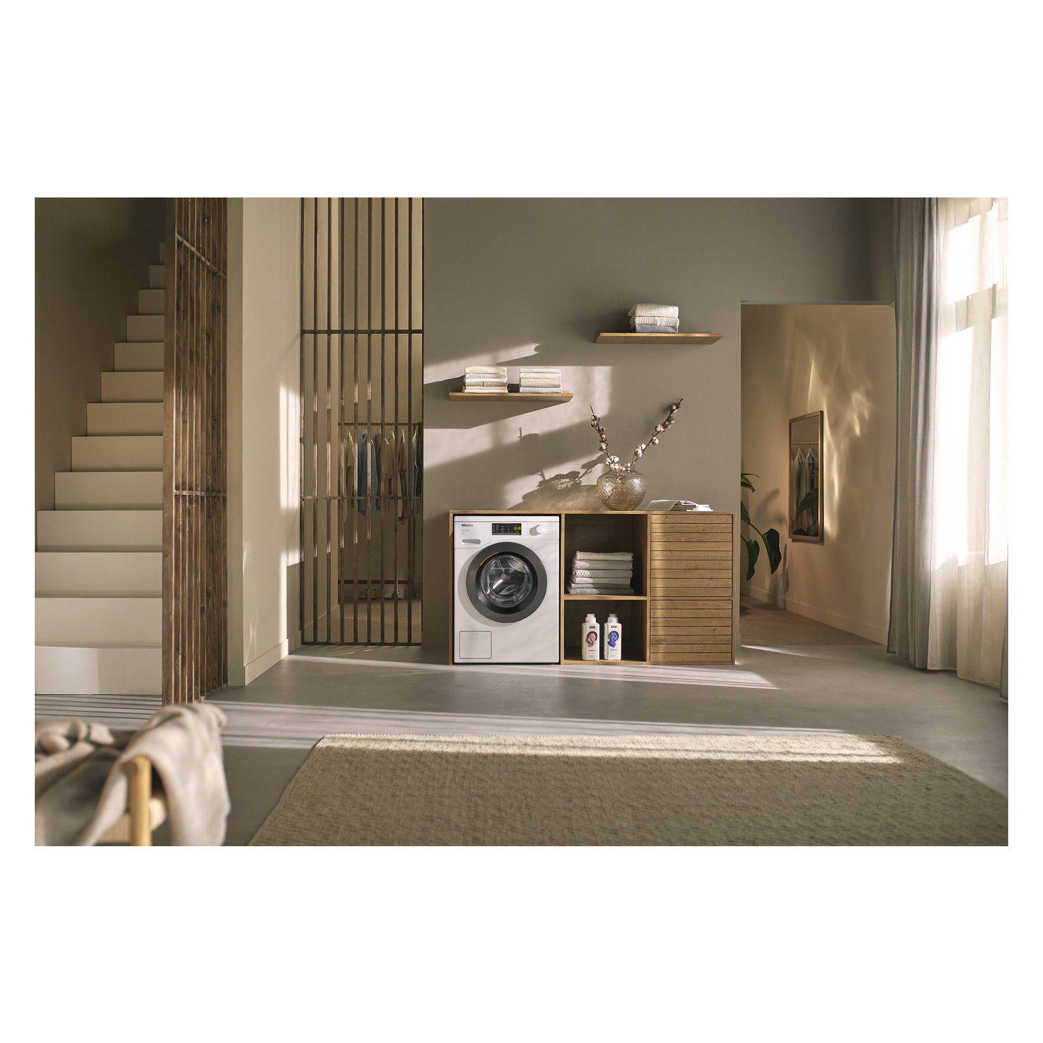Miele WEA125 WCS 8kg 1400 Spin Washing Machine - White full image