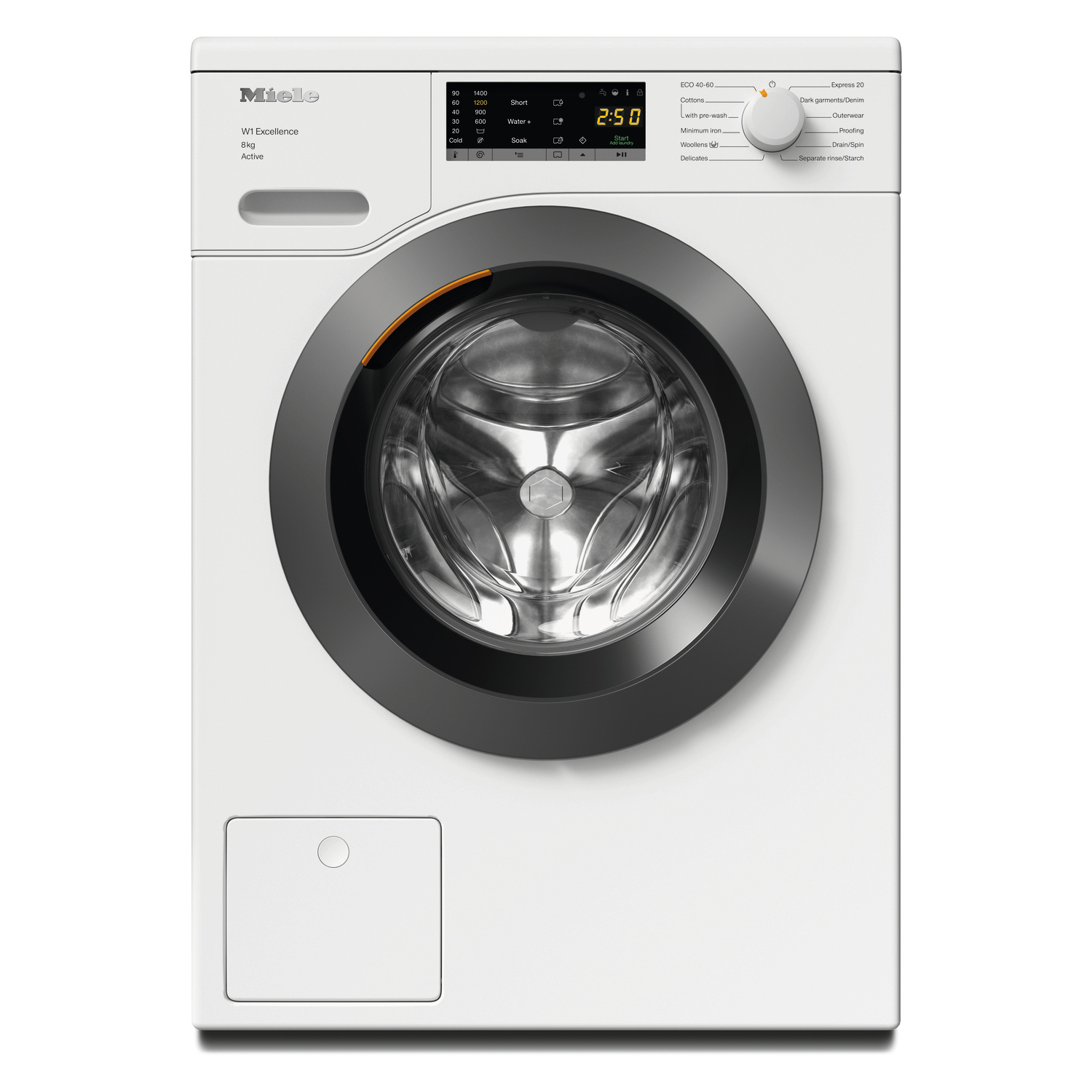 Miele WEA125 WCS 8kg 1400 Spin Washing Machine - White full image