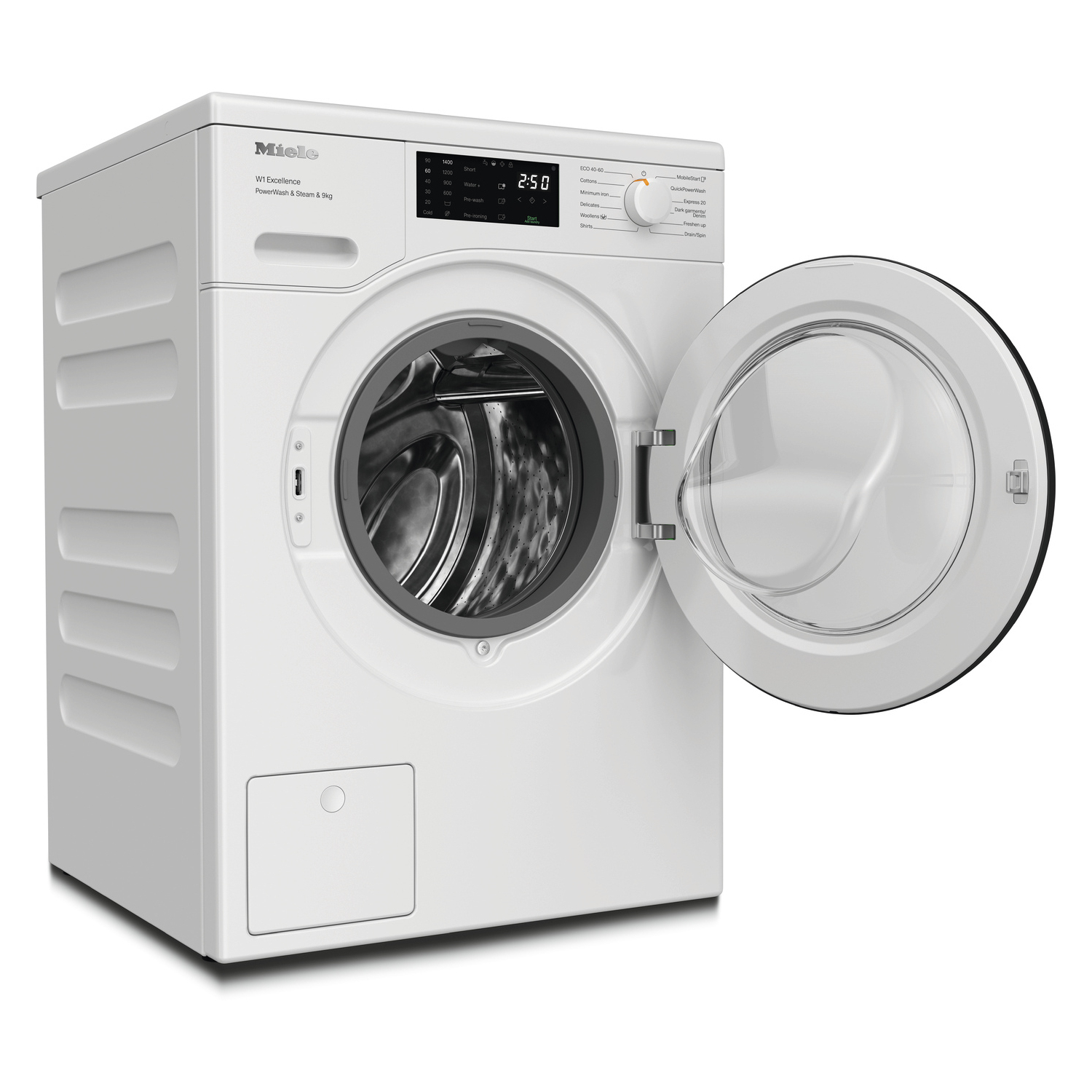 Miele WED385 WCS 9kg 1400 Spin Washing Machine - White full image