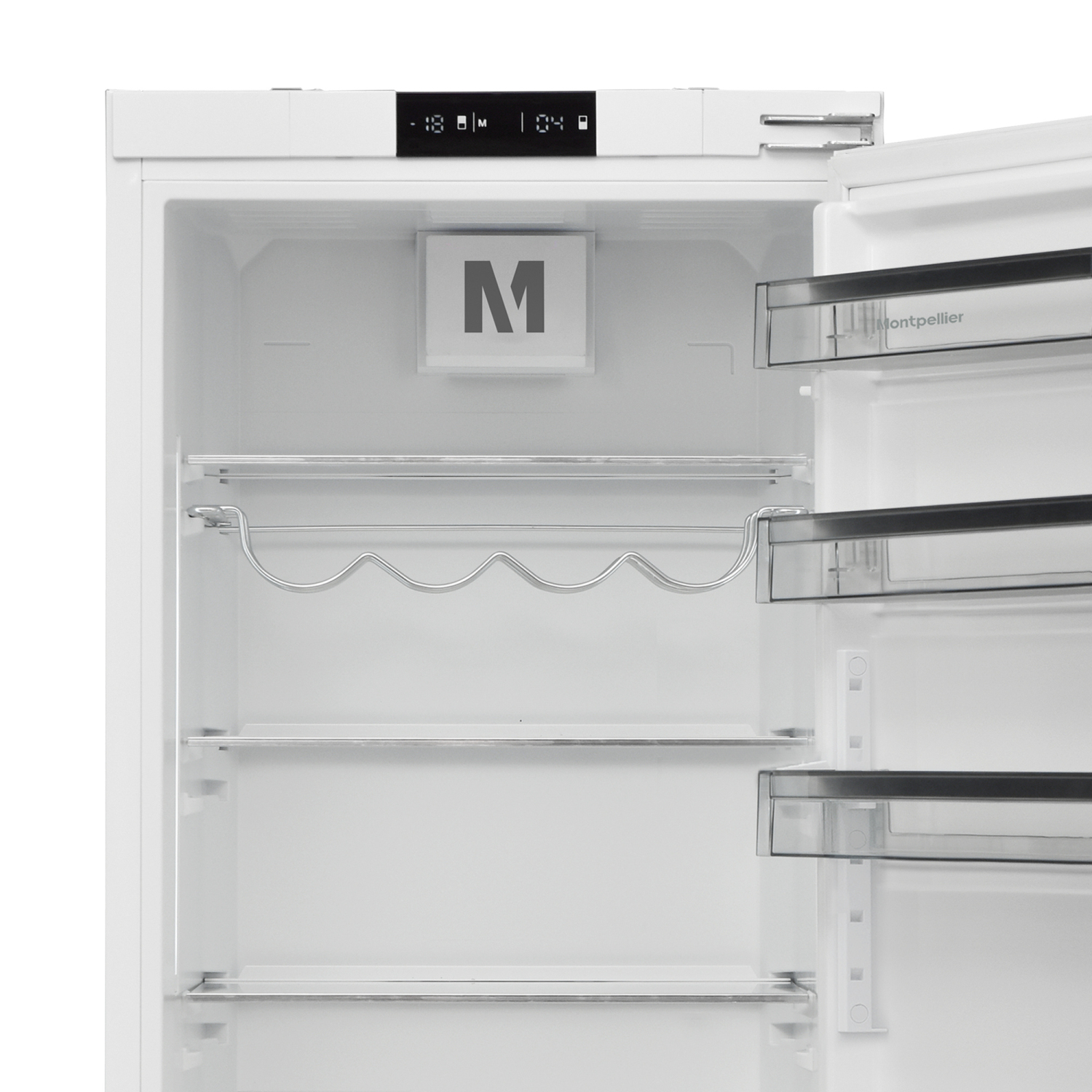 Montpellier MIFF730FF Integrated 70/30 Frost Free Fridge Freezer - Sliding Hinge full image