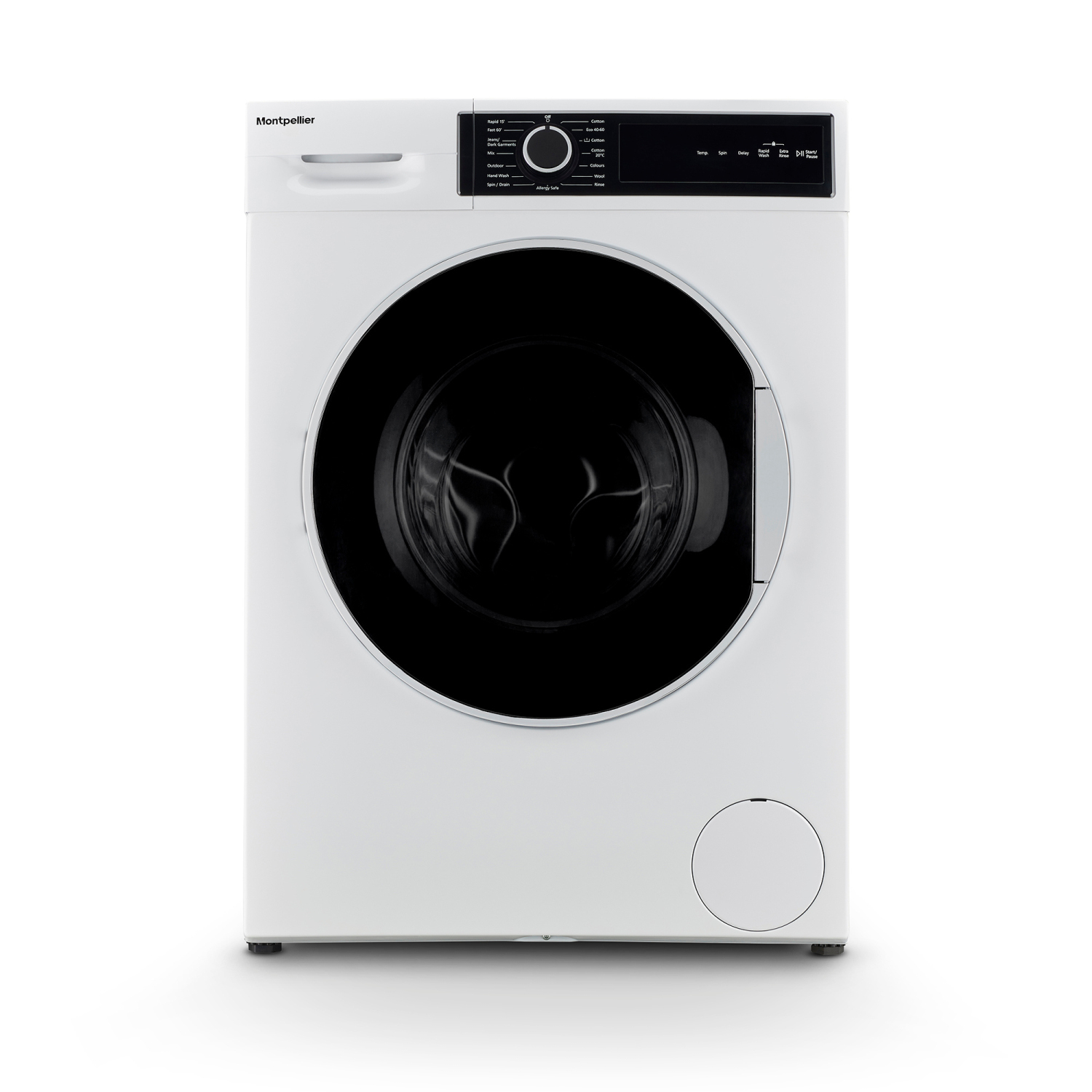 Montpellier MWM814BLW 8kg 1400 Spin Washing Machine - White full image