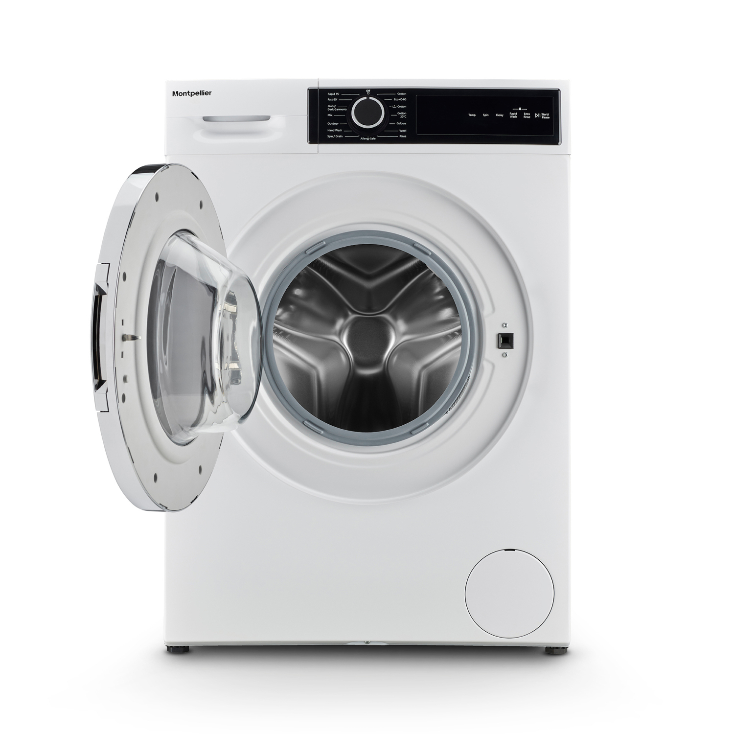 Montpellier MWM814BLW 8kg 1400 Spin Washing Machine - White full image