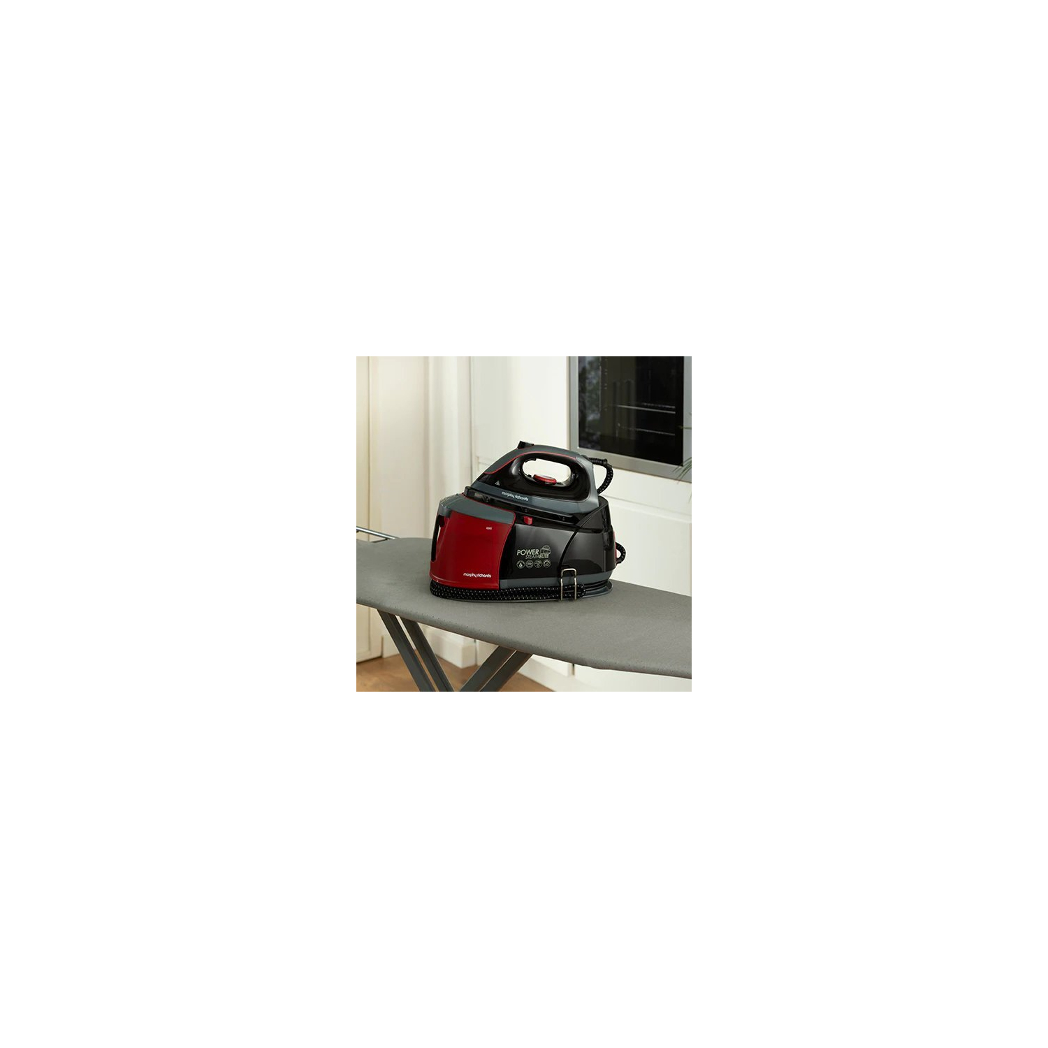 Morphy Richards 332013 Power Steam Elite Steam Generator  - Red full image