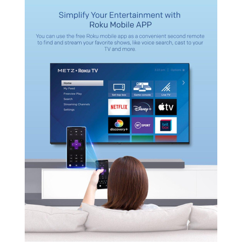 Metz 50MRD6000YUK 50" DLED UHD Smart TV full image
