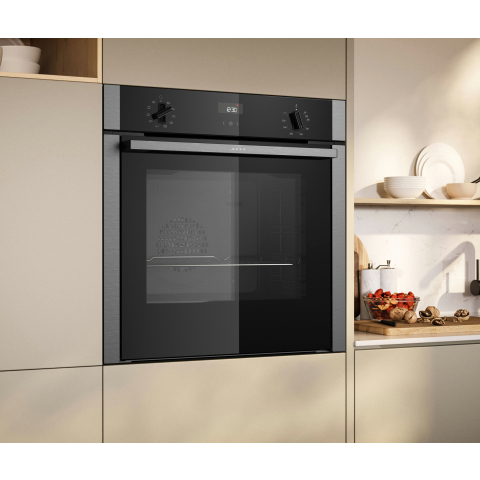 Neff B3ACE4AN3B Slide & Hide Built In Electric Single Oven 