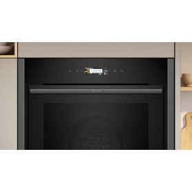NEFF B54CR71G0B 60cm Slide and Hide Built In Electric Single Oven - 4
