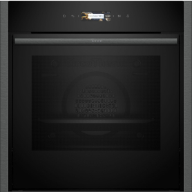 Neff B54CR71G0B 60cm Slide and Hide Built In Electric Single Oven - Graphite