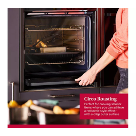 Neff B6ACH7AN7B Slide & Hide 59.4cm Built-in Electric Single Oven - Stainless Steel - 2