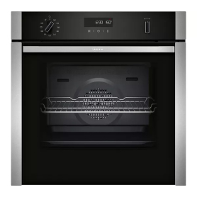 Neff B6ACH7AN7B Slide & Hide 59.4cm Built-in Electric Single Oven - Stainless Steel