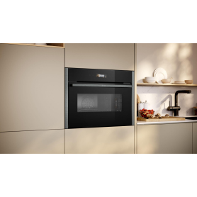 NEFF C24MR21G0B  Built In Compact Oven with microwave function - 1