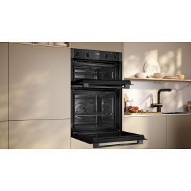 Neff U1ACE2AG3B 59.4cm Built In Electric Double Oven - Graphite Grey - 5