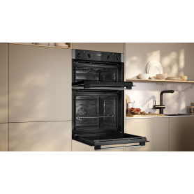 Neff U1ACE2AN3B 59.4cm Built In Electric Double Oven - Stainless Steel - 6
