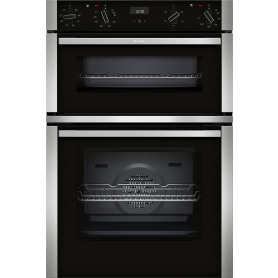 Neff U1ACE2AN3B 59.4cm Built In Electric Double Oven - Stainless Steel - 4