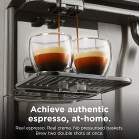 Ninja AE1001UK AutoBarista Coffee Machine - Black/ Stainless Steel - 4