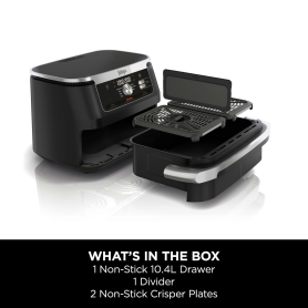 Ninja AF500UK Foodi FlexDrawer Air Fryer  - Black - 1