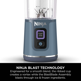 Ninja BC151UKNV Ninja Blast Cordless Portable Blender - Denim Blue - 7