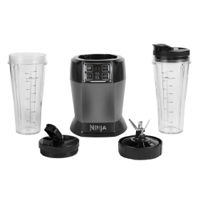 Ninja BN495UK Blender with Auto-iQ - Black/Silver - 1