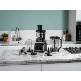 Ninja BN800UK 3-in-1 Blender and Food Processor with Auto IQ - Black/Silver - 3