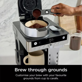 Ninja CFN802UK Espresso & Filter Coffee Machine - Silver / Black - 7