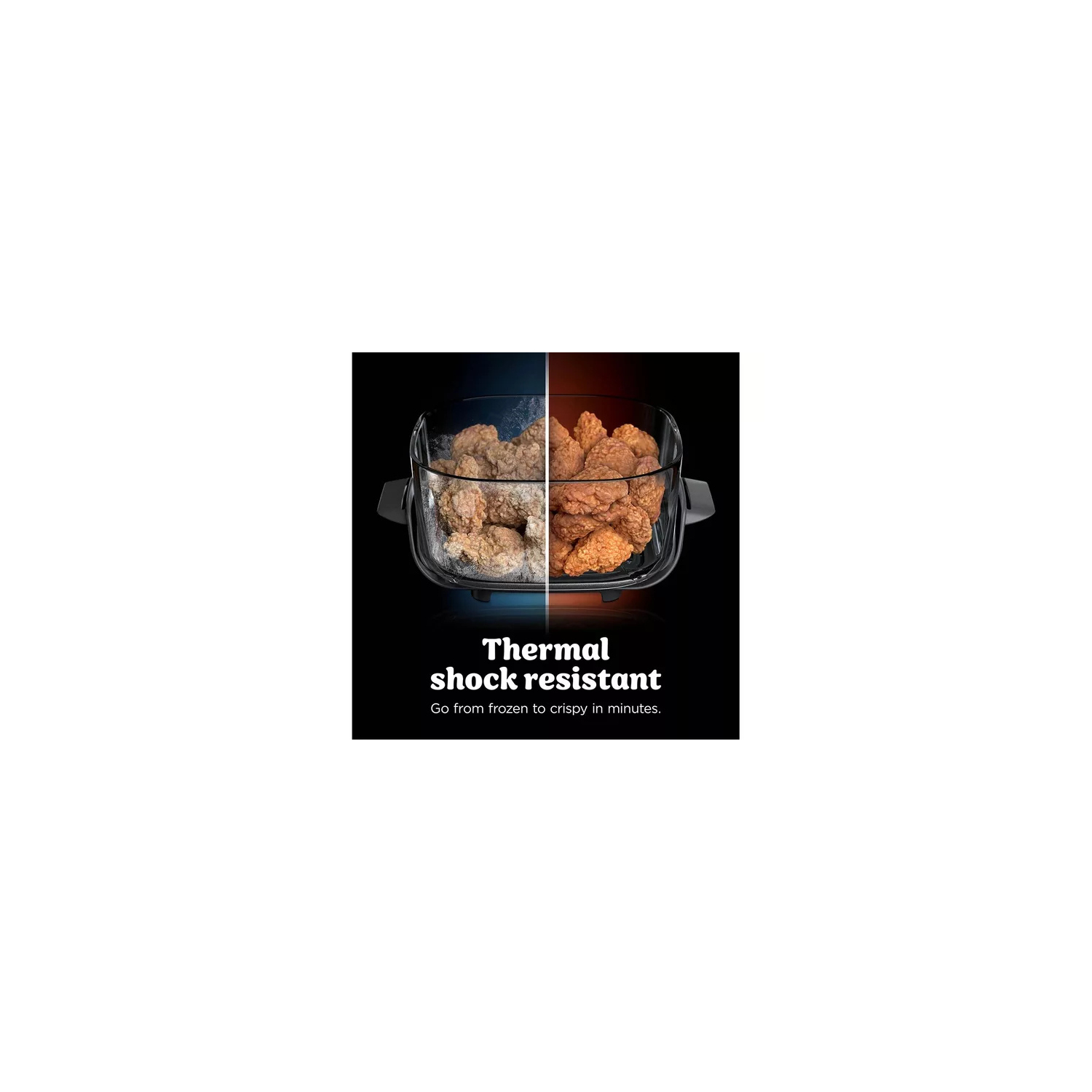 Ninja DD102UKIV2 Dual Zone 8-in-1 Function Glass Air Fryer - Bone full image