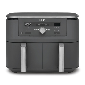 Ninja DZ400UK 9.5 litre MAX 6-in-1 Dual Zone Air Fryer - Gun Metal Grey