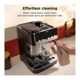 Ninja ES301UK Luxe Caf&eacute; MINI Espresso Machine - Black/ Silver - 8
