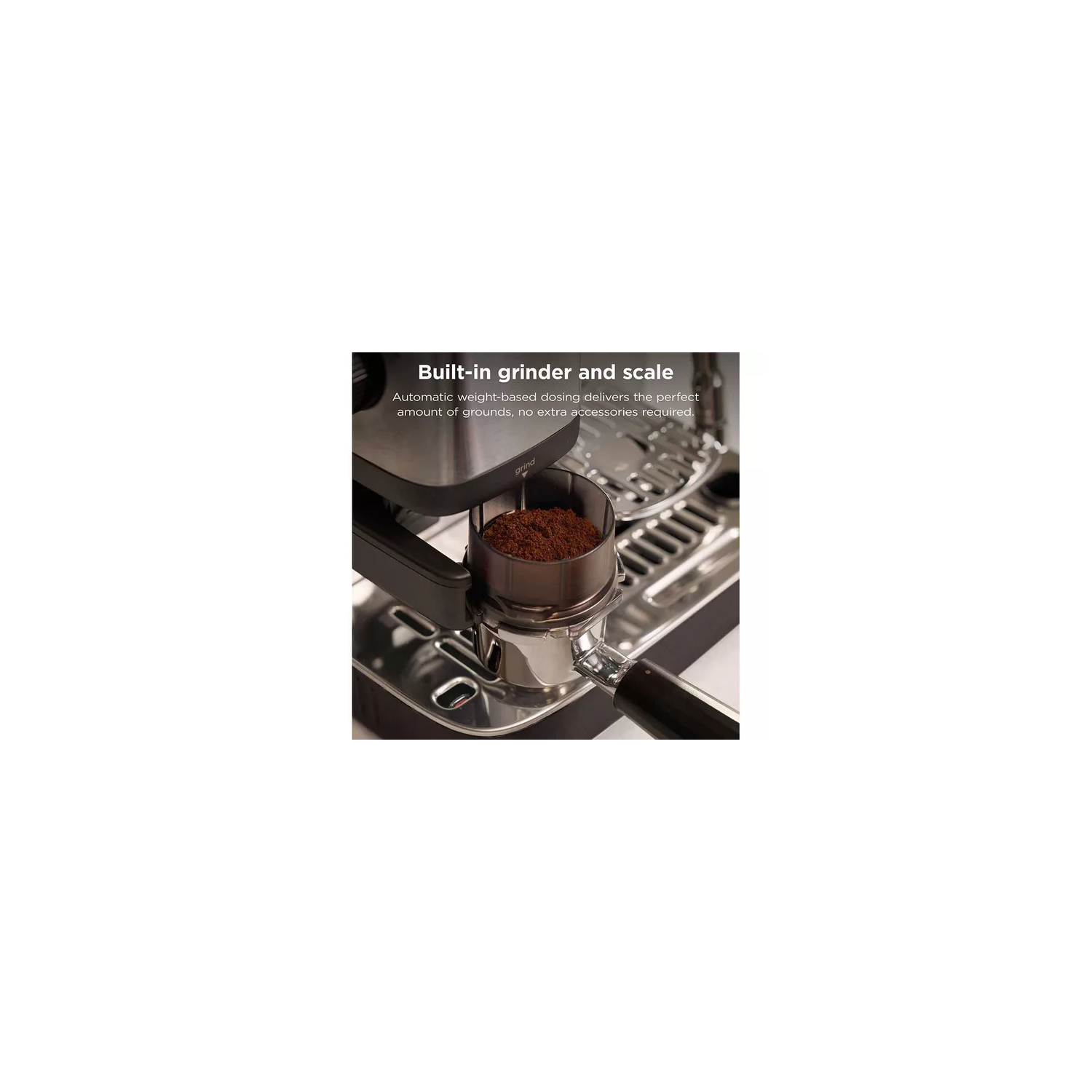 Ninja ES301UK Luxe Caf&eacute; MINI Espresso Machine - Black/ Silver full image