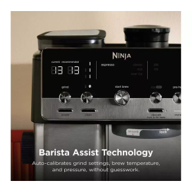 Ninja ES301UK Luxe Caf&eacute; MINI Espresso Machine - Black/ Silver - 5