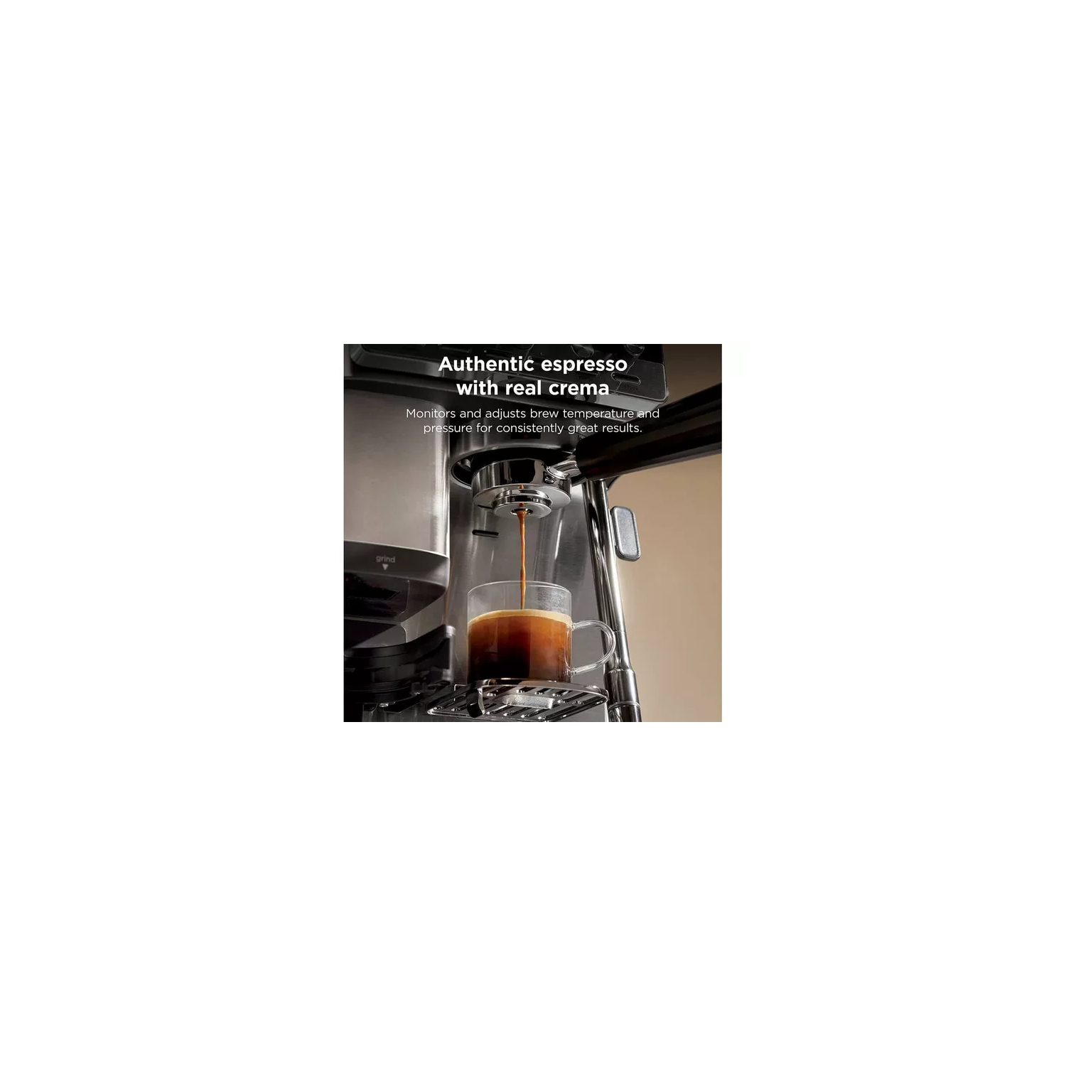 Ninja ES301UK Luxe Caf&eacute; MINI Espresso Machine - Black/ Silver full image