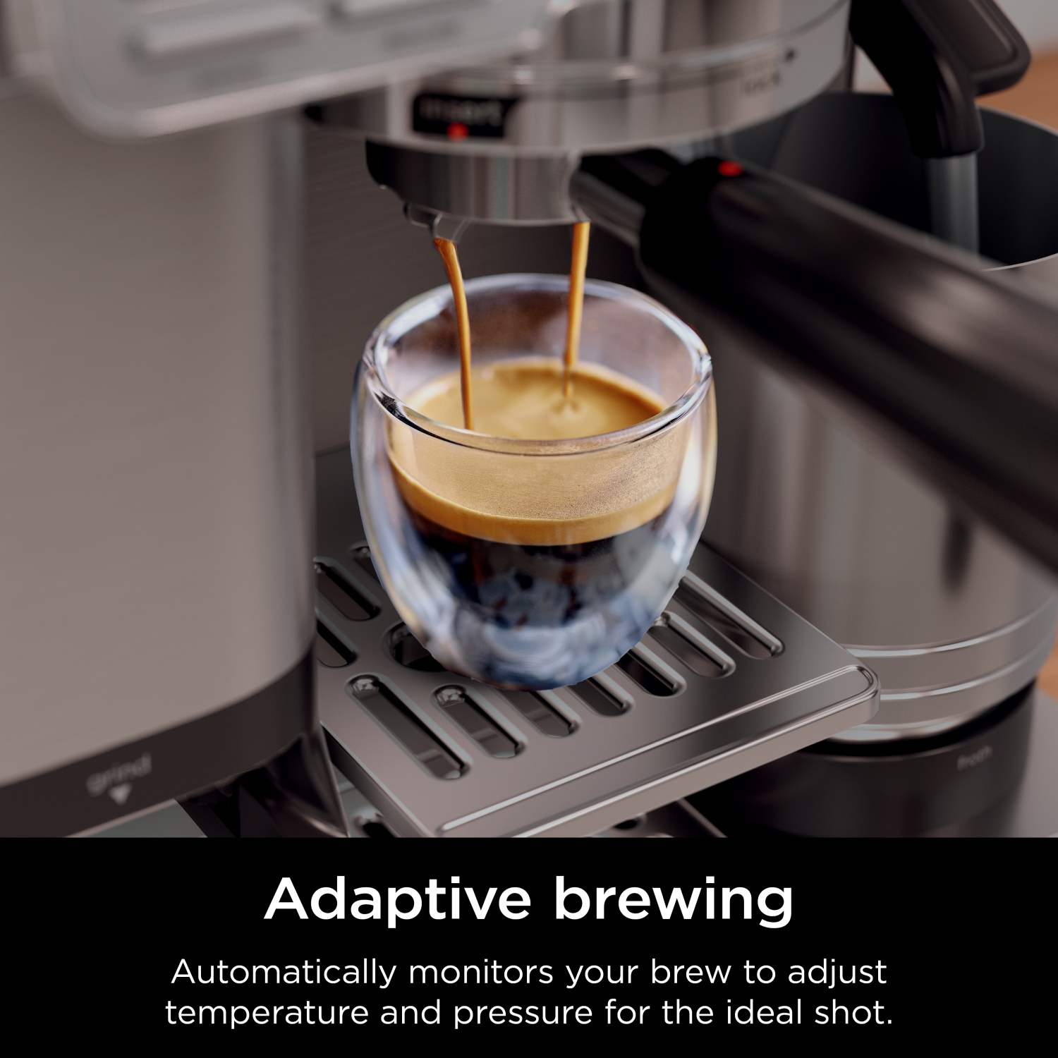 Ninja ES701UK Luxe Cafe Pro Series Espresso Machine - Black/Stainless Steel full image