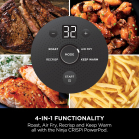 Ninja FN101UKGY CRISPi 4-in-1 Portable Air Fryer - Cyberspace Blue - 1