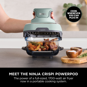 Ninja FN101UKSG CRISPi 4-in-1 Portable Air Fryer Sage Colour - 11
