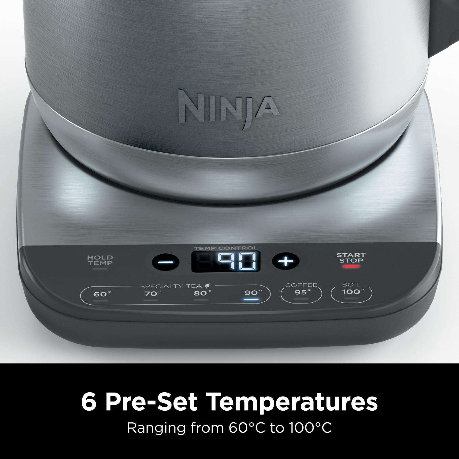 Ninja KT201UK 1.7 Litres Jug Kettle - Stainless Steel full image