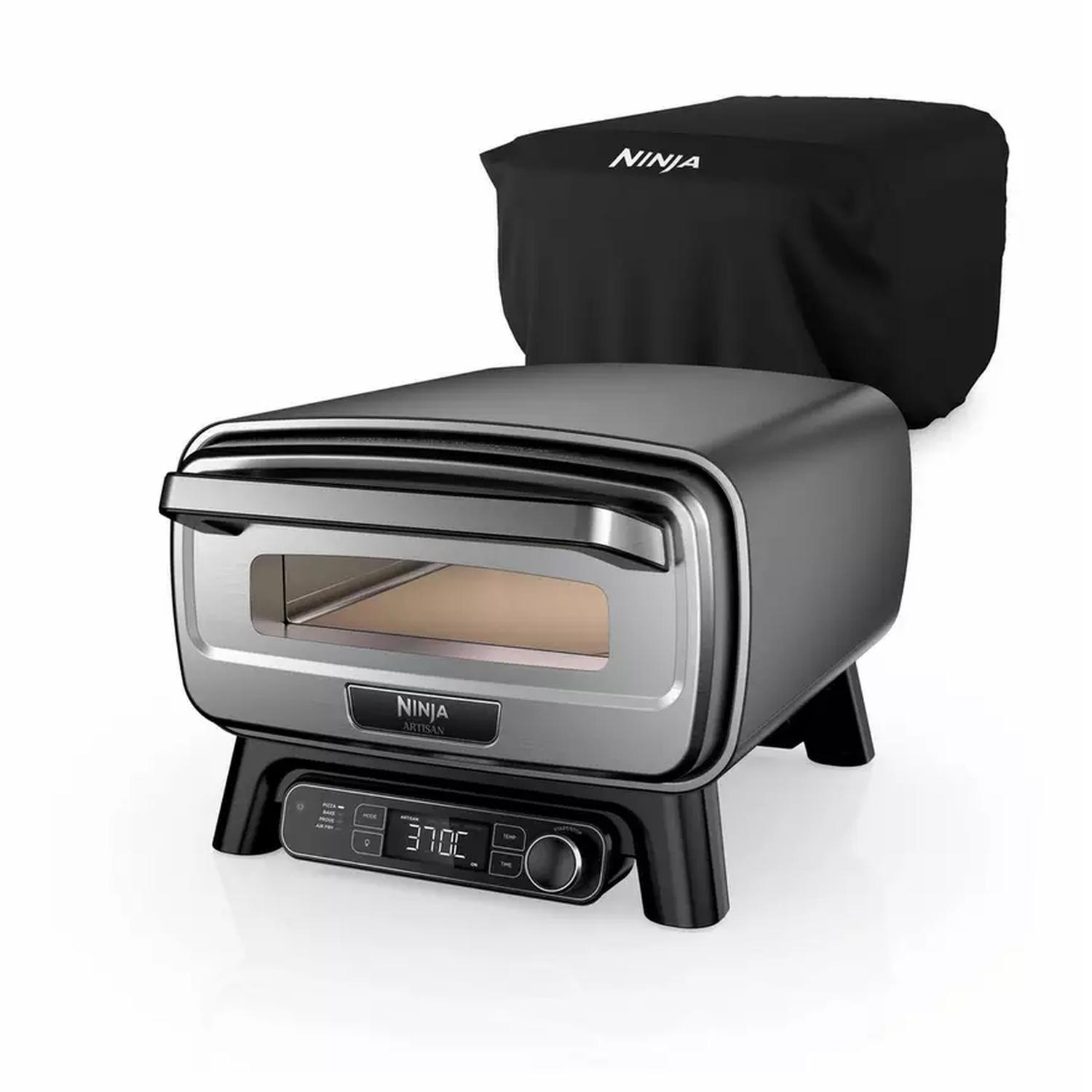 Ninja MO203UK Artisan Outdoor Pizza & Air Fry Oven with Cover - Grey full image