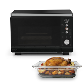 Ninja MW101UKBK1 CRISPi Microwave, Air Fryer & Oven with FusionCrisp Technology - Black