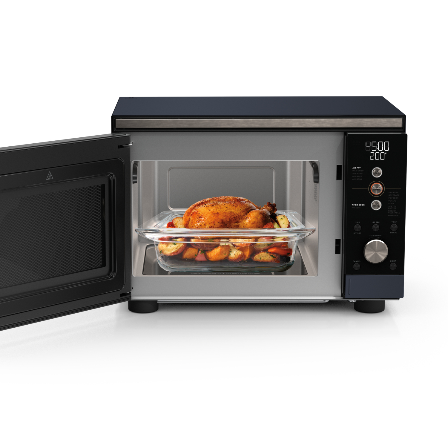 Ninja MW101UK CRISPi Microwave, Air Fryer & Oven with FusionCrisp Technology - Silver full image