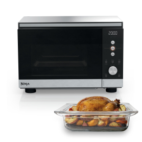 Ninja MW101UK CRISPi Microwave, Air Fryer & Oven with FusionCrisp Technology - Silver